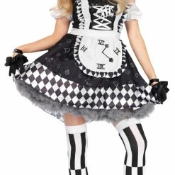 Leg Avenue Women's Wonderland Alice Black & White Costume