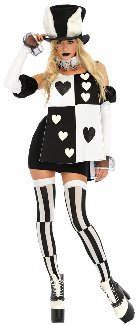 Leg Avenue Women's Wonderland White Rabbit Costume 3 Leg Avenue Women's Wonderland White Rabbit Costume