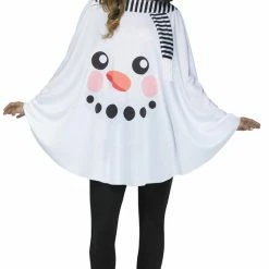 Fun World Costumes Snowman Poncho Adult Costume