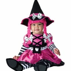 InCharacter Costumes Wee Witch Toddler Pink Costume