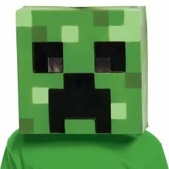 Disguise Minecraft Kids Creeper Vacuform Child Mask