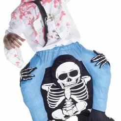 Morphsuits Skeleton Piggyback Adult