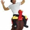 Morphsuits Costumes Turkey Trot Piggyback Adult Costume 2 Morphsuits Costumes Turkey Trot Piggyback Adult Costume