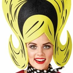 Seasons USA 1960's Costumes Wig Foam Fun Flip