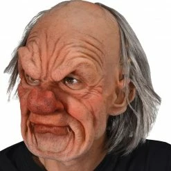Zagone Studios Grumpy, Old Man Mask Supersoft Latex Face Mask With Mouth Movement Masks