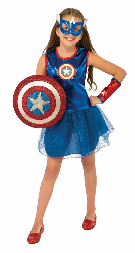 Rubie's American Dream, Captain America Girls Tutu Dress 3 Rubie's American Dream, Captain America Girls Tutu Dress