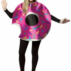 Rasta Imposta Strawberry Donut Adult One Size Costume Costumes