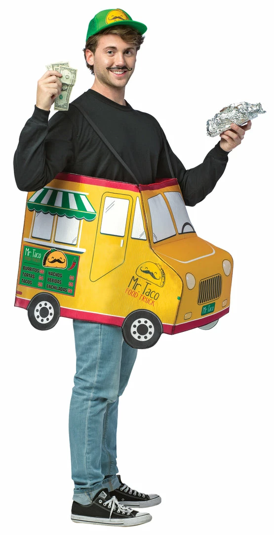 Rasta Imposta Mr. Taco Food Truck Adult Costume Costumes 3 Rasta Imposta Mr. Taco Food Truck Adult Costume Costumes