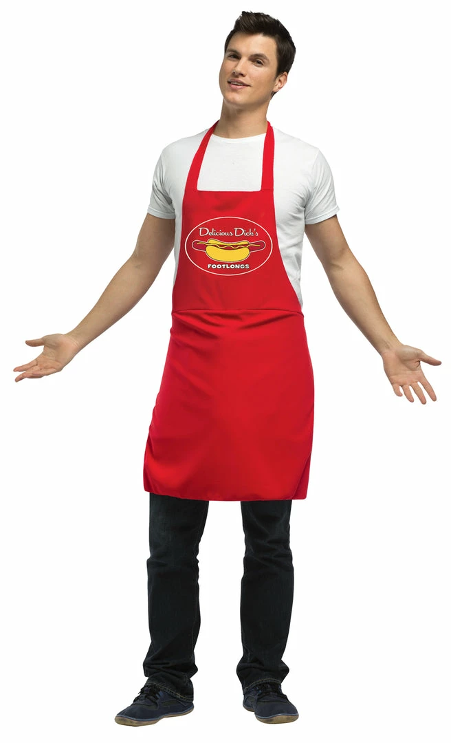 Rasta Imposta Hot Dog Vendor Dirty Apron Adult Costume 3 Rasta Imposta Hot Dog Vendor Dirty Apron Adult Costume