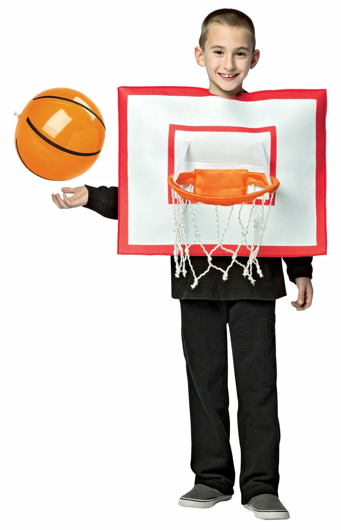 Rasta Imposta Basketball Hoop With Ball Child Costume 3 Rasta Imposta Basketball Hoop With Ball Child Costume