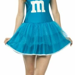 Rasta Imposta M&M's Party Dress Blue Teen Costume