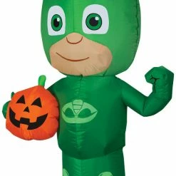 Gemmy PJ Masks, Gekko Airblown Outdoor Halloween Yard Decor