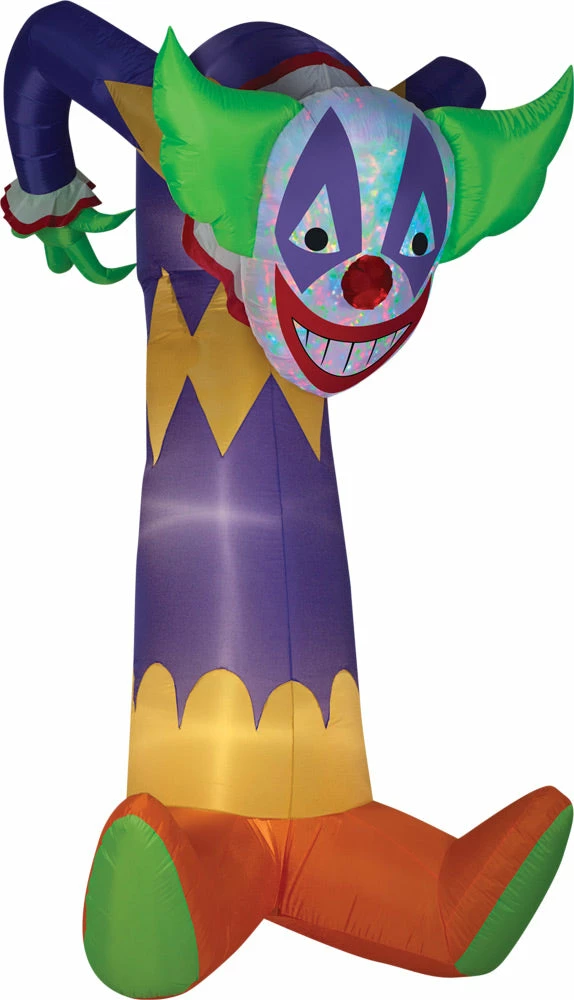 Gemmy Decorations & Props Airblown Kaleidoscope Clown Halloween Yard Decoration 4 Gemmy Decorations & Props Airblown Kaleidoscope Clown Halloween Yard Decoration