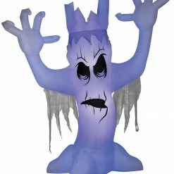 Gemmy Airblown Scary Tree Black Lights Inflatable Decoration