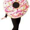 Rasta Imposta Costumes White Frosted Donut Adult Unisex Costume