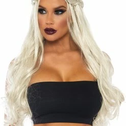 Leg Avenue Braided Long Wavy Blonde Women's Medieval Wig
