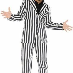 Leg Avenue Costumes Men's Beetle Boss Adult Pinstripe Suit Costume