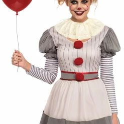 Leg Avenue Costumes Women's Creepy Clown Sexy Dress Costume