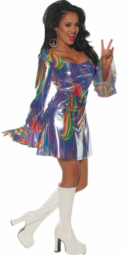 Underwraps Women's Shakin' Seventies Costume Dress Costumes 3 Underwraps Women's Shakin' Seventies Costume Dress Costumes