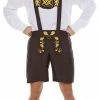 Underwraps Men's Lederhosen Costume Costumes