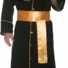 Underwraps Priest Adult Black & Gold Costume Costumes