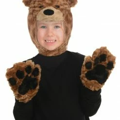 Underwraps Brown Bear Toddler Animal Pack Costume Accessories Hood And Hands