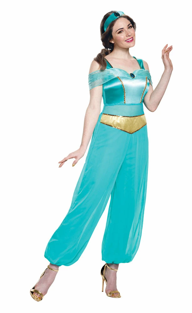 Disguise Disney Aladdin Jasmine Deluxe Women's Adult Costume Costumes 3 Disguise Disney Aladdin Jasmine Deluxe Women's Adult Costume Costumes