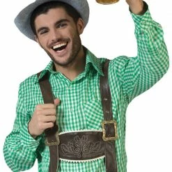 Funny Fashion Tirol Shirt White-green Ad Lg Costumes