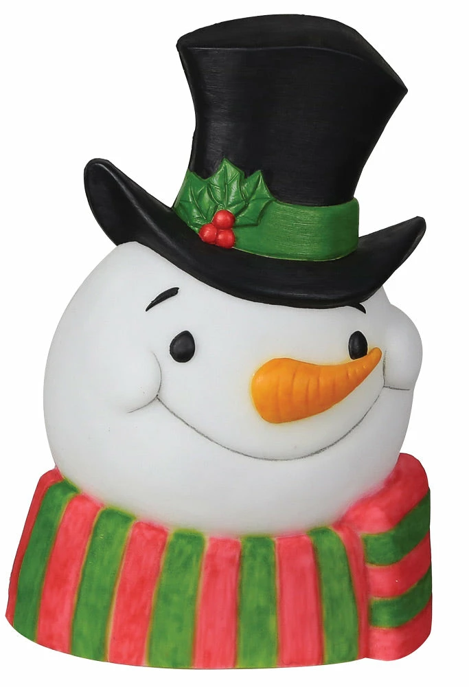 Seasonal Visions Snowman Plaque Sound & Lights Decoration Decorations & Props 3 Seasonal Visions Snowman Plaque Sound & Lights Decoration Decorations & Props