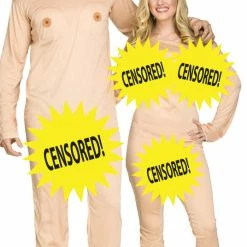Fun World Nudist Couple Adult Costumes