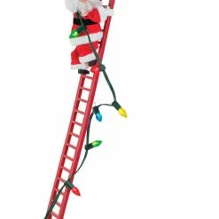Mr. Christmas Decorations & Props Climbing Santa Animated