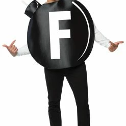 Rasta Imposta F Bomb Round Black Adult Costume Costumes