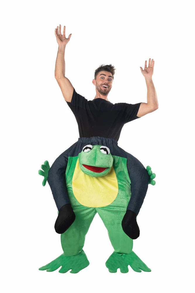 Seasonal Visions Costumes Carry Me Frog Adult Costume 3 Seasonal Visions Costumes Carry Me Frog Adult Costume
