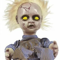 Magic Power Decorations & Props Creepy Doll Blonde Animated