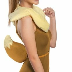 Disguise Pokemon Eevee Women's Costume Accessory Kit Headpiece Collar And Tail Video Game Costumes