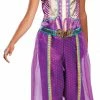 Disguise Disney Aladdin Princess Jasmine Purple Classic Girl's Costume Costumes