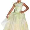 Disguise Princess And The Frog Girl's Princess Tiana Deluxe Child Costume Dress