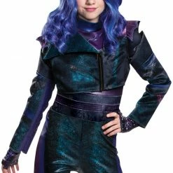 Disguise Disney Costumes Descendants 3 Mal Child Girls Wig