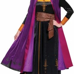 Disguise Frozen 2 Women's Anna Deluxe Adult Costume & Cape Costumes