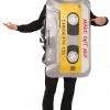 Rasta Imposta Costumes 80s Mixtape Cassette Tape Retro Adult Costume