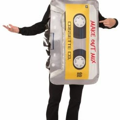 Rasta Imposta Costumes 80s Mixtape Cassette Tape Retro Adult Costume