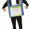 Rasta Imposta Costumes 80s Retro Floppy Disk Adult Costume