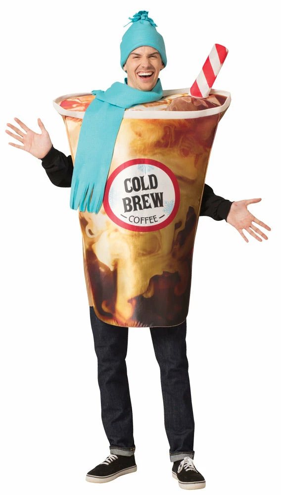 Rasta Imposta Cold Brew Coffee Adult Costume With Hat And Scarf 3 Rasta Imposta Cold Brew Coffee Adult Costume With Hat And Scarf