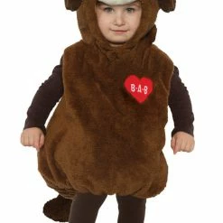 Underwraps Costumes Build-A-Bear, Playful Pup Belly Baby Toddler Costume