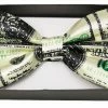 Underwraps Accessories Bow Tie Currency Print 100 Dollar Bill