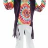 Underwraps 60's Tie Dye Adult Shirt Men's Costume 2 Underwraps 60's Tie Dye Adult Shirt Men's Costume