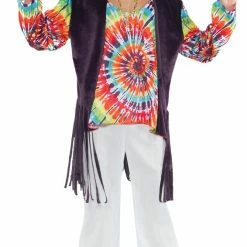 Underwraps 60's Tie Dye Adult Shirt Men's Costume