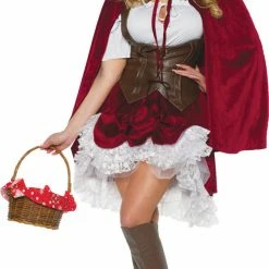 Underwraps Costumes Women's Deluxe Red Riding Hood Costume