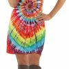 Underwraps Women's Tie Dye Mini Dress Costume