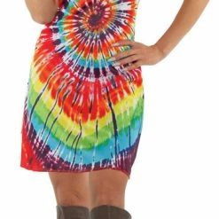 Underwraps Women's Tie Dye Mini Dress Costume